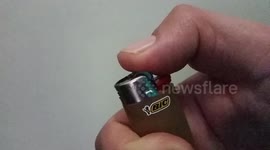 Slow motion lighter