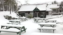 Arctic blast brings late heavy snows to remote Scottish highland village