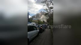 Major fire at Christie Hospital in Manchester