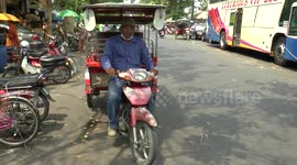 Cambodian taxi in Phnom Penh