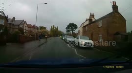 Woman allegedly asleep at the wheel causes huge traffic line