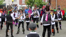 May Day Morris Dancing and Parade in Whitstable, Kent