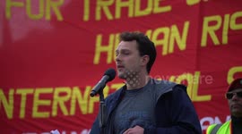 Hundreds gather for May Day rally and march in London