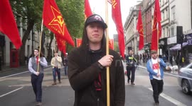 Hundreds gather for May Day rally and march in London