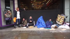 Homeless strike on May Day