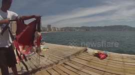 Parasailing in Acapulco, Mexico