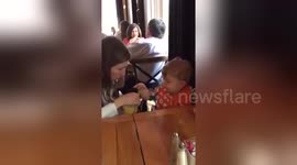 US baby has the best reaction to drinking orange juice for first time