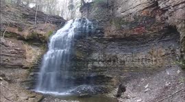Stunning drone footage of Tiffany Falls, Southern Ontario | Niagara escarpment