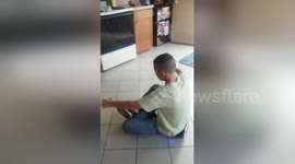 Newsflare Edit - kid hoverboard fail