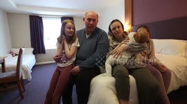 Family living in a hotel for THREE YEARS