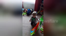 Newsflare Edit - Chuffed with new toy