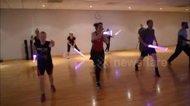 Emmerdale Actor takes part in Star Wars inspired fitness class