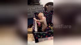 Newsflare Edit - Baby EDM dancer