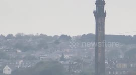 Howard Blagbrough - Mayor of Calderdale - Absails Wainhouse Tower, Halifax