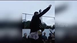 Sheffield United players celebrate with fans at pub