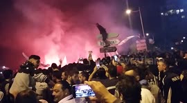 PAOK fans celebration