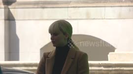 Jennifer Lawrence spotted on red Sparrow film set in London
