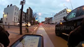 Cyclist Left Hooked