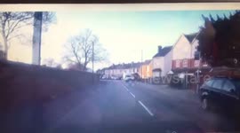 Out of control Mondeo crash head on into van