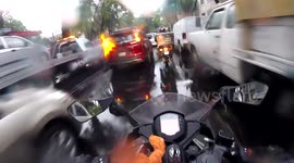 Flooded streets of Mexico City