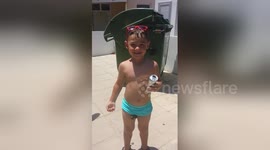 Newsflare Edit - Too hot in cyprus for my beautiful boy