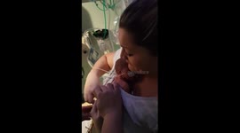 First hold of my baby boy. X
