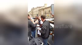 Newsflare Edit - Mbemba pulling over for the fans #nufc #geordies #newcastle https://t.co/76Xg9XK6u5