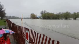 Never before - Port dalhousie is flooded!