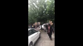 Idris Elba casting shuts down a London street
