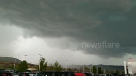 Golden, CO Severe Thunderstorm/Hailstorm (Lightning,  HUGE hail destroys my car)  5/8/17