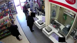 Hapless burglars flee empty handed in botched raid caught on CCTV