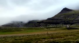 Foggy Day in Iceland’s East Fjords