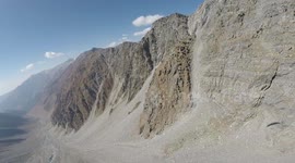 Himalayas. Flght close to rocks. - 3