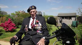 D-Day veteran aged 92 is given a mobility scooter by the British Legion