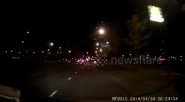 Crazy car accident Rotterdam South omg