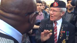 Row breaks out at Jeremy Corbyn rally over Northern Ireland war veterans