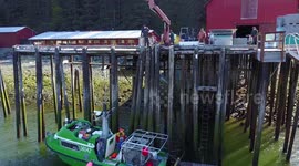 Haines Packing Co. off loading halibut