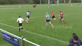 Epic rugby tackle fail