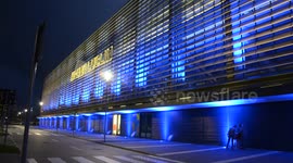 Arena Lublin by night,  U-21 UEFA Championship hosting stadium