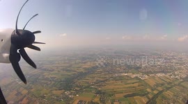 Bird eye's view of Lublin, Poland