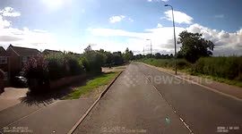 Car pulls out on 32 tonne lorry without looking