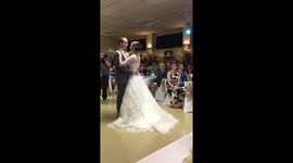ME sufferer walks for first time in 10 years at wedding