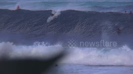 surfing in a tube