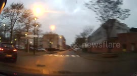 She backs up and goes into my car (car accident dashcam)