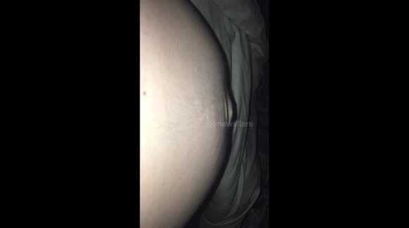 Baby moving around in mother’s womb