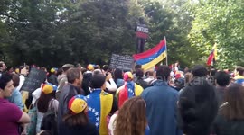 Venezuelan protest against Nicolas Maduro