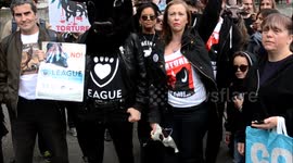The London Anti Bullfighting Protest In Solidarity with Madrid