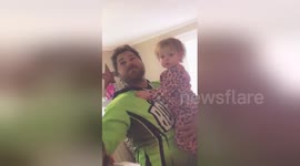 Newsflare Edit - Dad get scolded by a 22 months old daughter