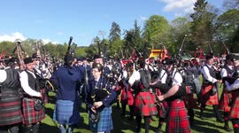 Pipe bands have nowhere to turn at the North of Scotland Championships