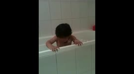 Baby Ned does the NZ HAKA